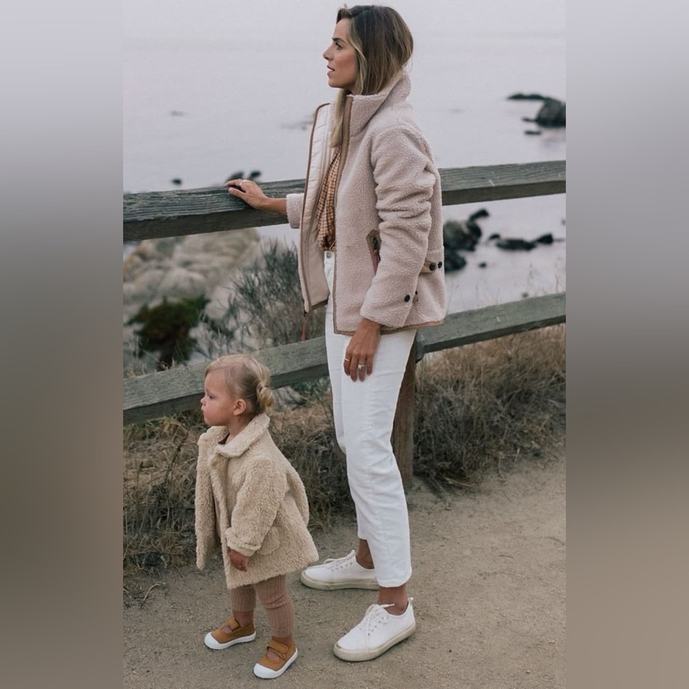 Patagonia Women's Divided Sky Cream Teddy Jacket